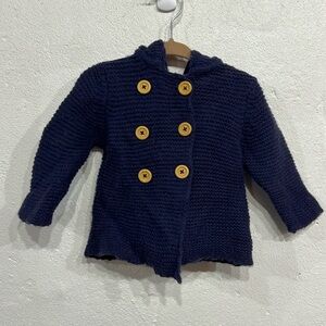 Baby Boden Bear Hooded Sweater